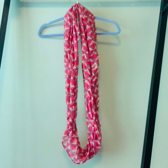 Vibrant Colorful Art Deco Patterned Summer Scarf - Picture 2 of 3